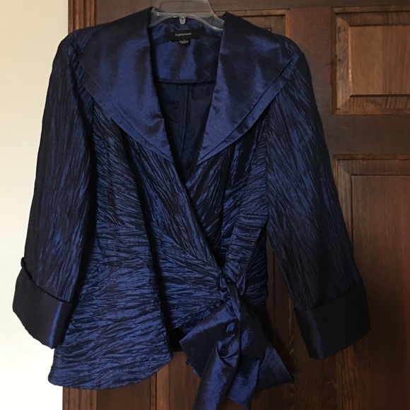 Elegant Navy Blue Blouse