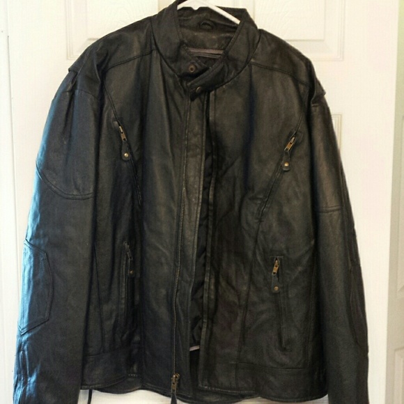 Leather Jacket/removable lining . Multiple pocket