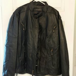 Leather Jacket/removable lining . Multiple pocket