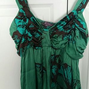 Hale Bob Silk Flowy Top