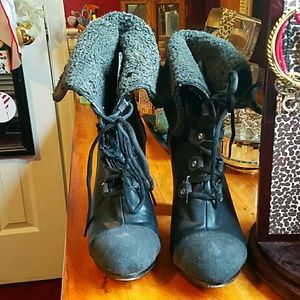 Victoria secret leather boots