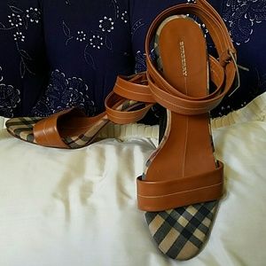 Burberry heeled sandals