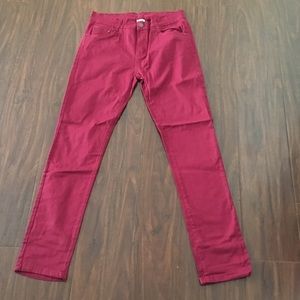 Cotton mid waisted skinny jeans