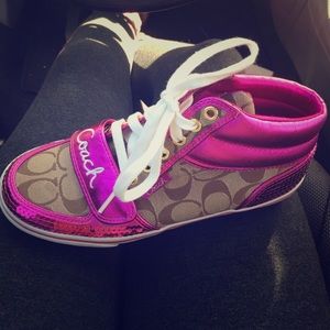 Coach sequin sneakers size 7.5