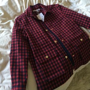 & other stories buffalo plaid jacket