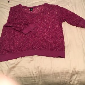 Size 2 torrid lace shirt