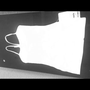 Lulu lemon athletica white top built in bra