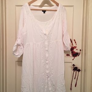 white torrid dress / top
