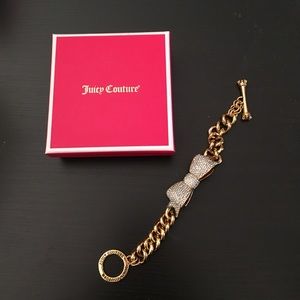 Super CUTE Juicy couture bow chain bracelet