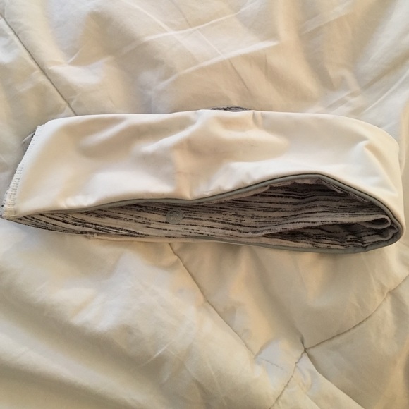 White and Gray lulu lemon headband/ear warmer