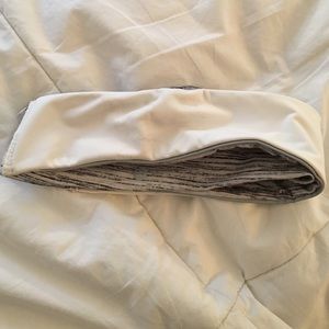 White and Gray lulu lemon headband/ear warmer