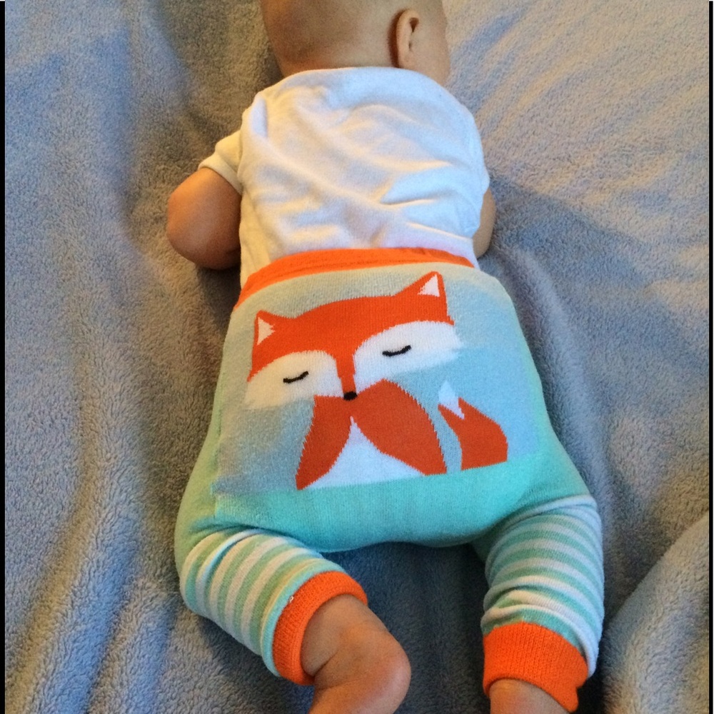 Cozy Knit Foxy Baby Leggings - Picture 5 of 7
