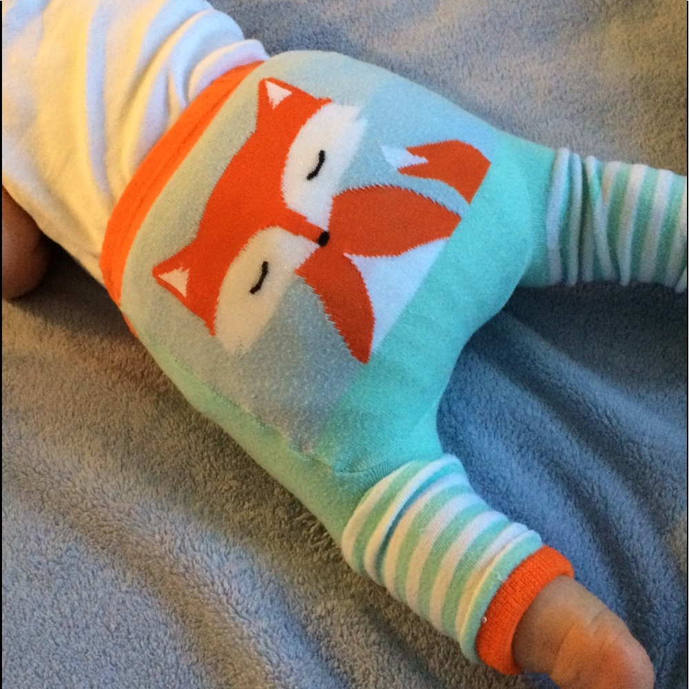 Cozy Knit Foxy Baby Leggings - Picture 6 of 7