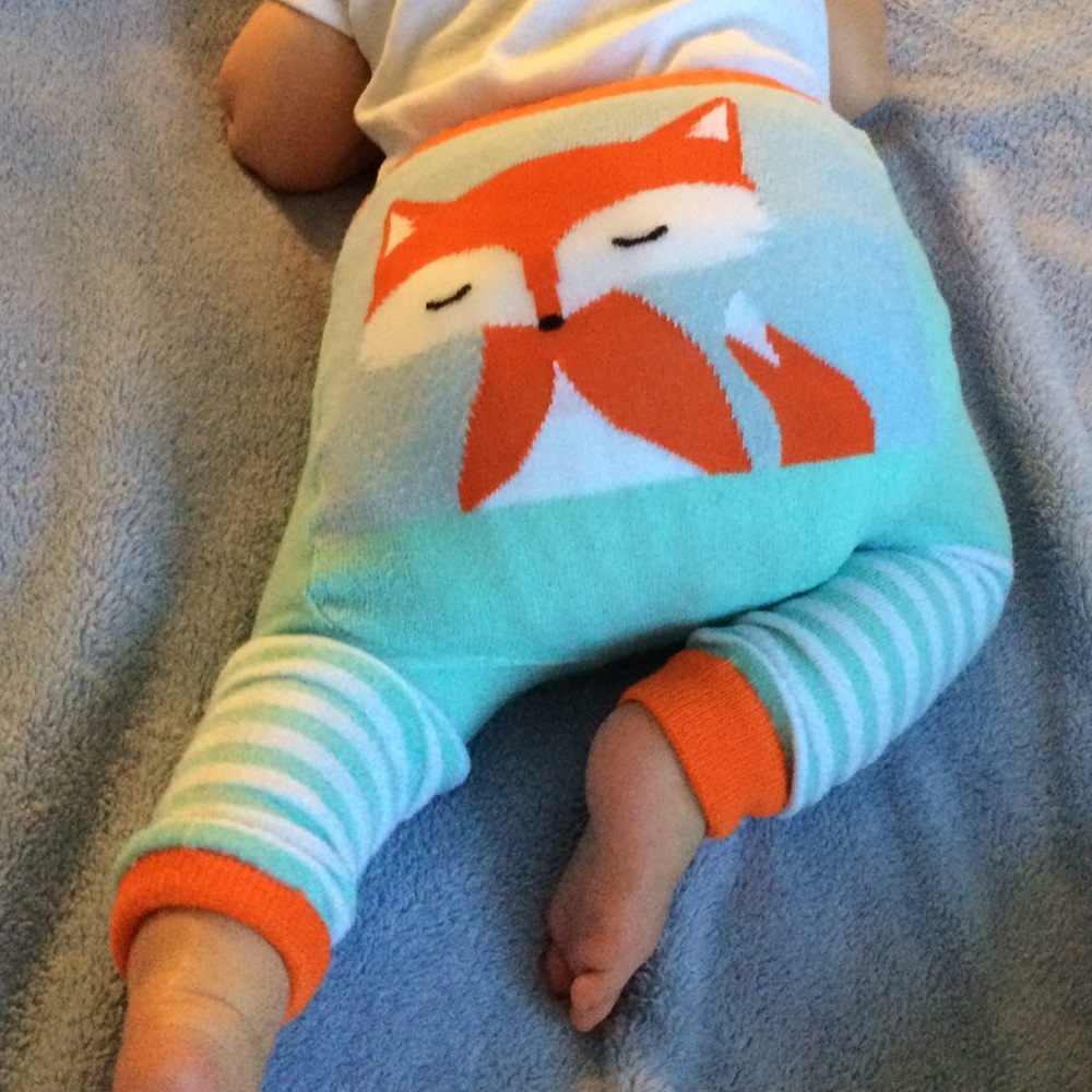 Cozy Knit Foxy Baby Leggings - Picture 7 of 7