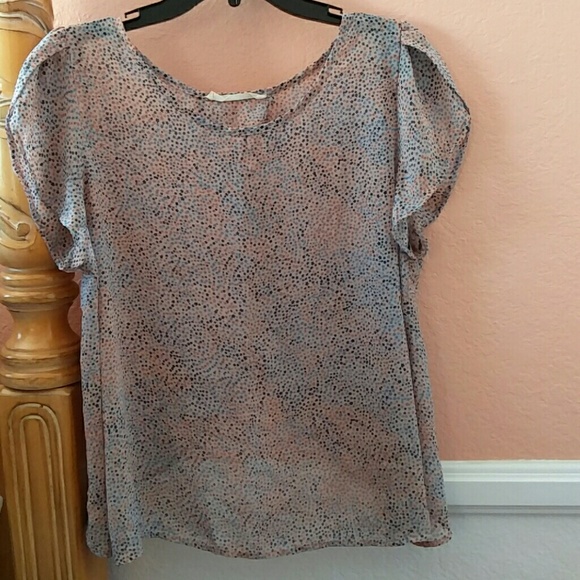 Peaches and Cream Tops - Star Print Open Back Top