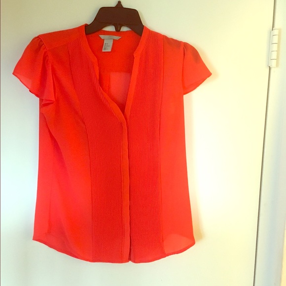 Red/orange blouse