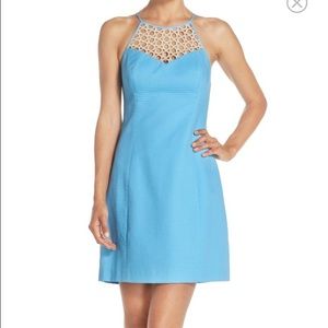 Lilly Pulitzer Larina shift dress in seaspray blue