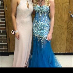 Blue Prom dress