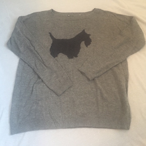 Loft Scottie Dog Sweater