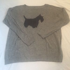 Loft Scottie Dog Sweater