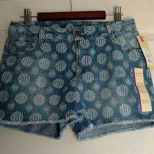NWT Cherokee Girls Jean Shorts