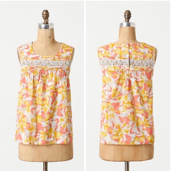 🌸 Anthropologie floral top 🌸