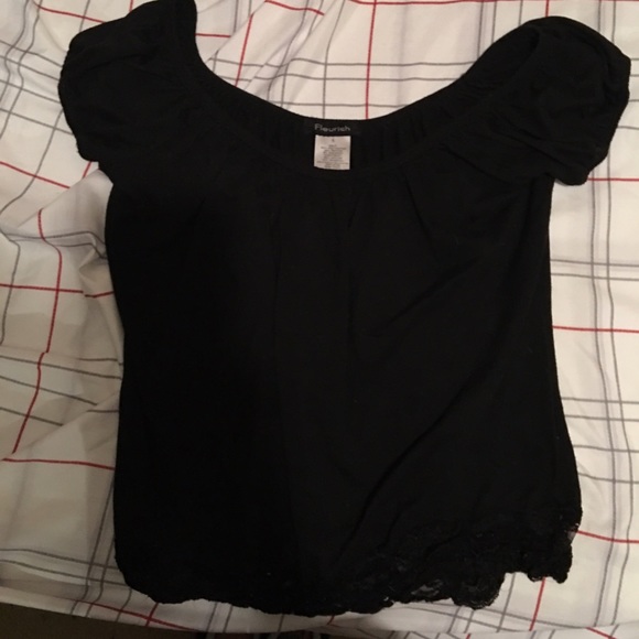 Super cute off the shoulder shirt