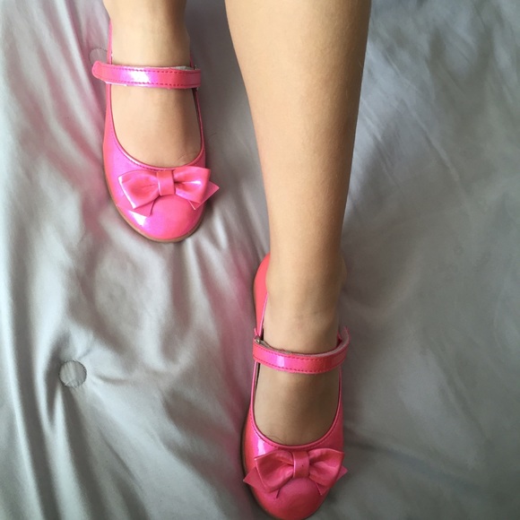 Shining Hot Pink, bow shoes