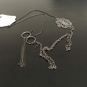 Harvé Bernard Dark Metal Necklace