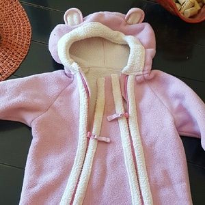 LL Bean bunting suit, fleece 12-18 month.