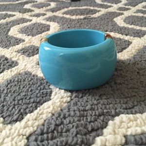 The Limited Large Teal Hinge Bracelet