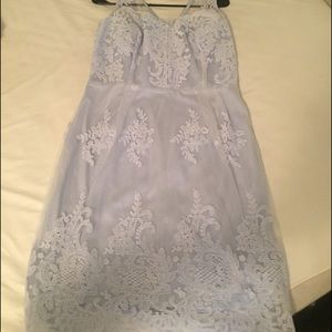 Lift blue lace dress