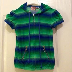 Juicy Couture Terry Track Stripe Jacket Price Firm