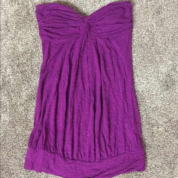 Purple tube top
