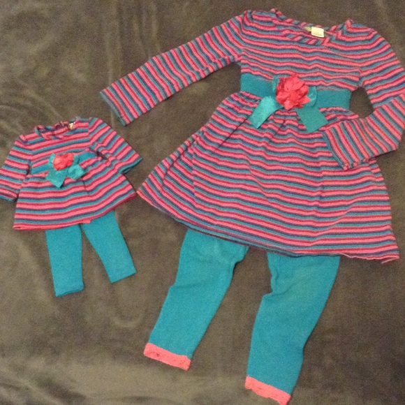 Dollie & Me Matching Set Girls sz. 5