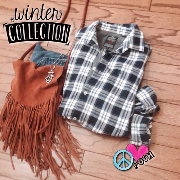 Racing Green Flannel Plaid Button Down Shirt - Picture 3 of 4