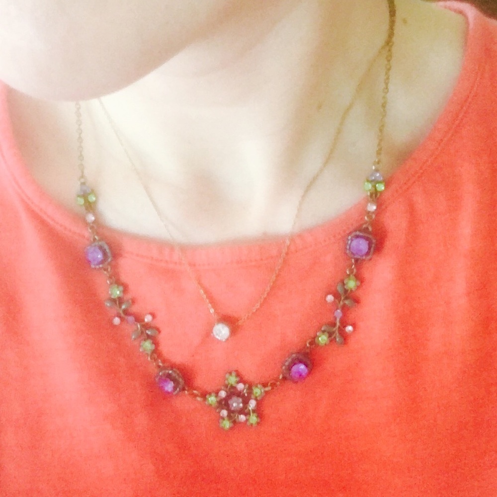 Pastel Floral Necklace