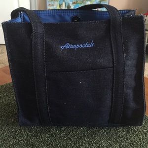 Mini denim tote bag.