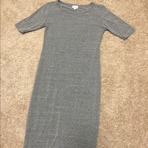 Lularoe Julia XS heathered grey EUC