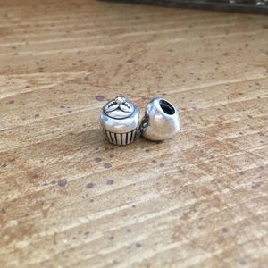 Cupcake and Heart Charm Bundle