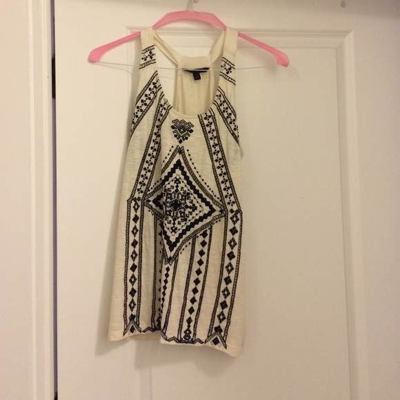 Banana Republic embroidered top