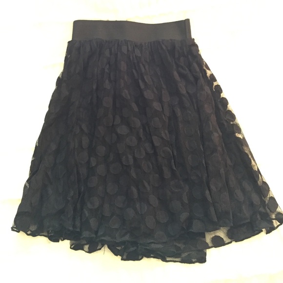 Retro Polka Dot Skirt - High Waisted