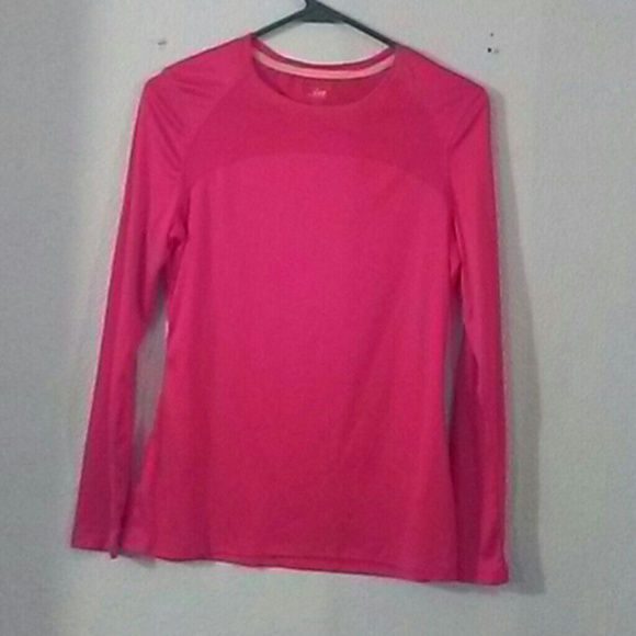Red work out shirt