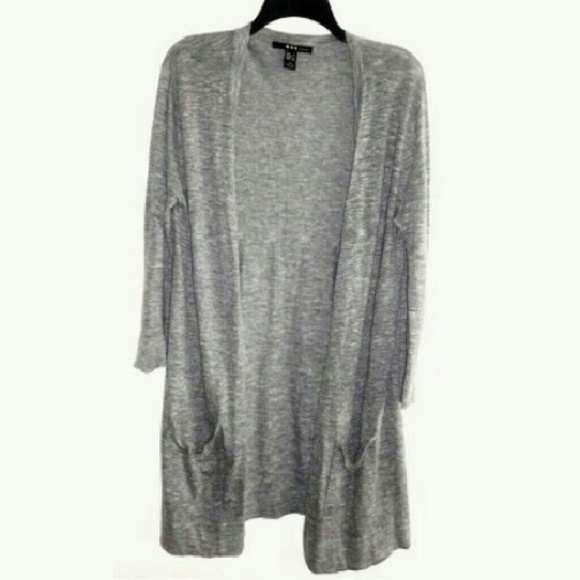 Mango Sweaters - MANGO | Long Gray Cardigan