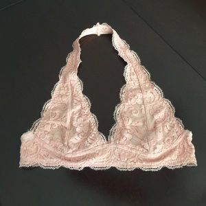 Halter lace bralette