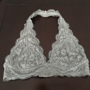Halter lace bralette