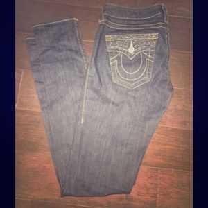 🚨SALE🚨 TRUE RELIGION JEANS WITH CRYSTALS