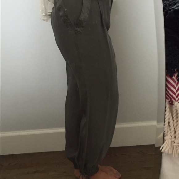 Silk trousers