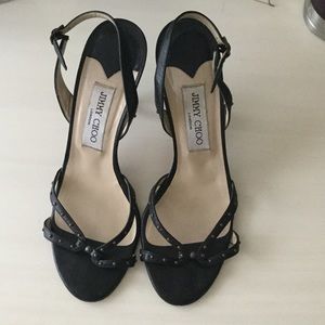 Jimmy choo black sandals