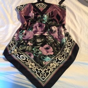 XOXO Exotic Strapless Handkerchief  Blouse 🌸